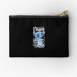 Stitch Ohana Means Family Classic Zipper Pouch