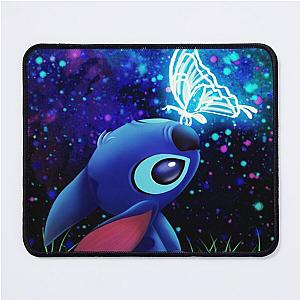 Stitch, Butterfly, Starry Sky, Mouse Pad