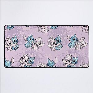 Lilo and Stitch Watercolor Desk Mat