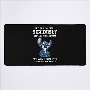 Birthday Gifts Not Expecting Normal From Me Stitch Movie Fans Desk Mat