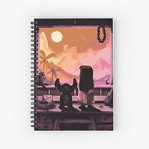 Lilo and Stitch Sunset Artwork Notebook