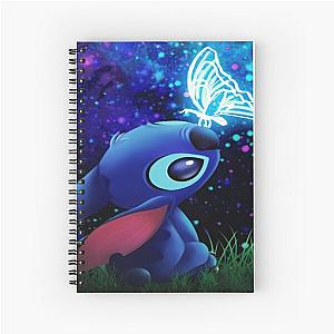 Stitch Butterfly Spiral Notebook