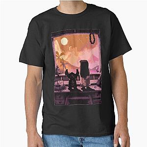 Lilo and Stitch Sunset Artwork Classic T-Shirt