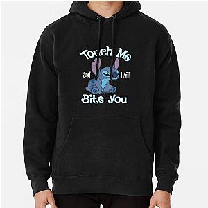 Stitch and Lilo Stitch Touch Me I Bite You Pullover Hoodie