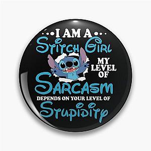 My Level of Sarcasm Pin