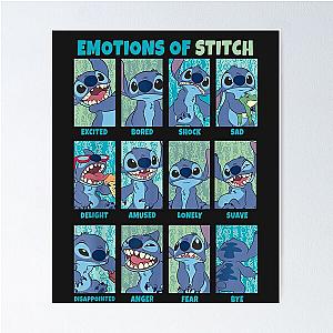 Lilo and Stitch Emotions of Stitch Poster