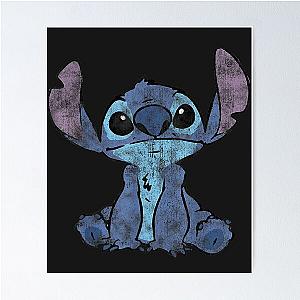 Lilo and Stitch Distressed Portrait Poster
