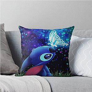 Butterfly Starry sky Throw Pillow