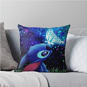 Stitch Butterfly Starry Sky Throw Pillow