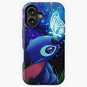 Stitch Butterfly Starry Sky iPhone Tough Case