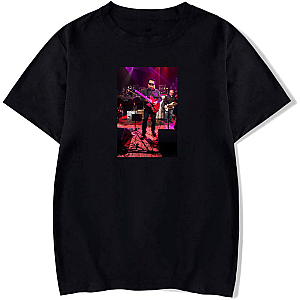 Los Lobos Iconic Guitars and Cross Cultural Grooves Motif Los Lobos T-Shirts