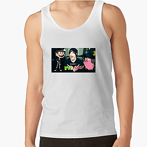 Luzu Pixel Heart Luzu Tank Tops