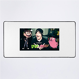 Luzu Pixel Heart Luzu Mouse Pads