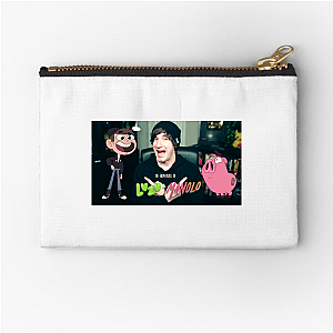 Luzu Pixel Heart Luzu Zipper Pouches