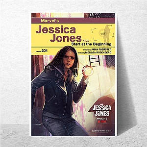 Marvel's Jessica Jones Iconic Leather Jacket Motif Marvel's Jessica Jones Posters