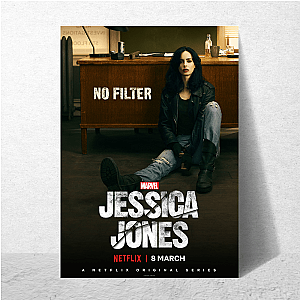 Marvel's Jessica Jones Witness Her Strength Look Marvel's Jessica Jones Posters