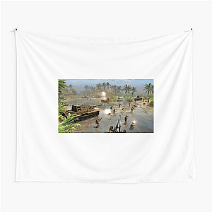 Men of War Intense and Detailed Warfare Vibe Men Of War Tapestries
