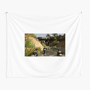 Men of War Iconic Tanks and Squad Tactics Motif Men Of War Tapestries