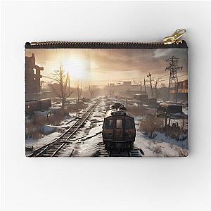 Metro Exodus Landscape, Post-Apocalyptic, Zipper Pouch