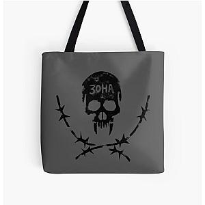 Bandit Symbol Metro Exodus Black All Over Print Tote Bag