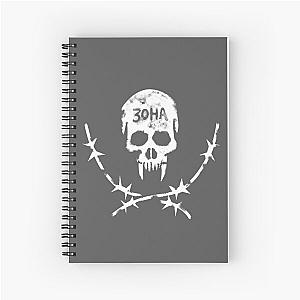 Bandit Symbol Metro Exodus White Spiral Notebook
