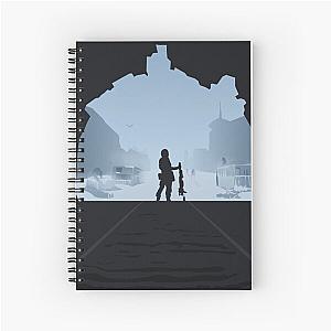 Metro Exodus Minimalist Travel Style Video Game Art Spiral Notebook