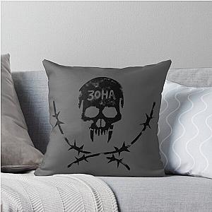 Bandit Symbol Metro Exodus Black Throw Pillow