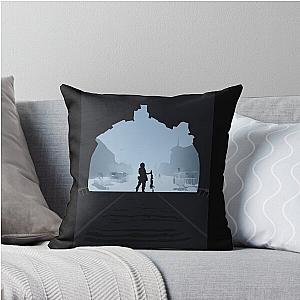 Metro Exodus Minimalist Travel Style Video Game Art Throw Pillow