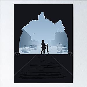 Metro Exodus Minimalist Travel Style Video Game Art Poster