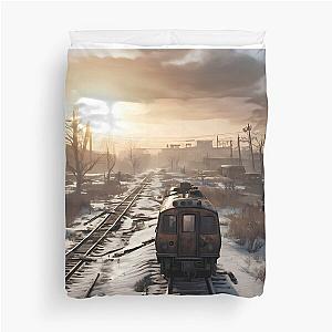Metro Exodus Landscape Post-Apocalyptic Splendor Duvet Cover
