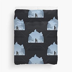 Metro Exodus Minimalist Travel Style Video Game Art Duvet Cover