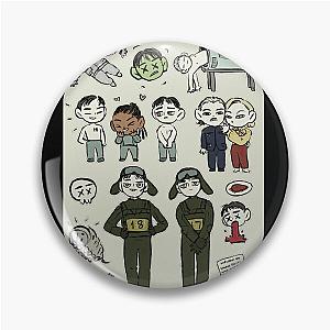 Mickey 17 hand-drawn fan art Pin