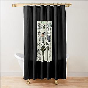 Mickey 17 hand-drawn fanart Shower Curtain