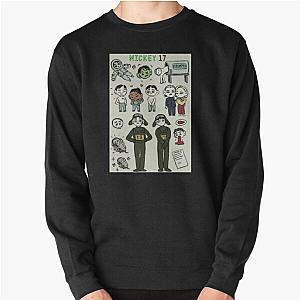 Mickey 17 hand drawn fanart Pullover Sweatshirt