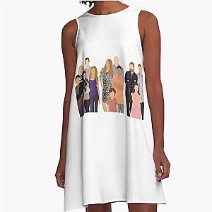 Modern Three A-Line Dress