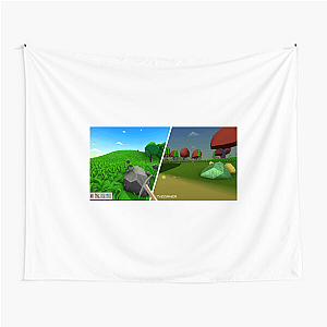 Muck Iconic Totems and Deadly Nights Motif Muck Tapestries