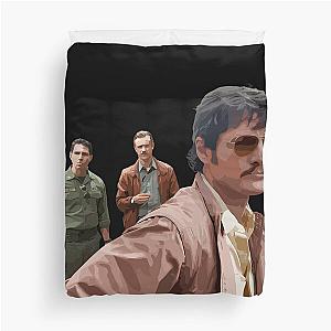 Agent Steve Murphy and Carrillo from Narcos Duvet Cover