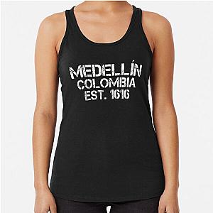 Medellin Est 1616 Colombia Racerback Tank Top