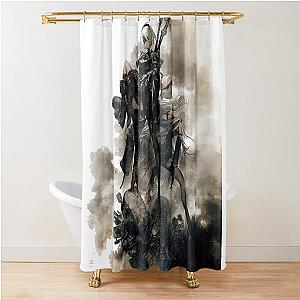 Nier Automata Shower Curtain