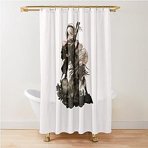 Nier Automata Shower Curtain