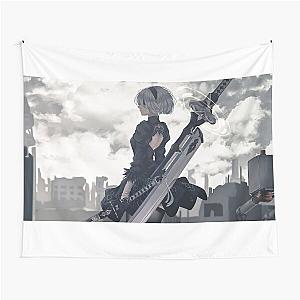 Nier Automata 2B Tapestry