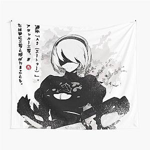 NieR Automata 2B Japan Ink Tapestry