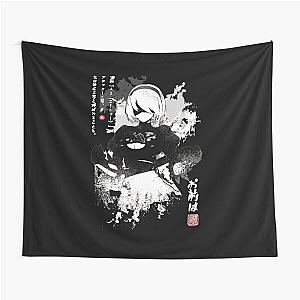 Nier Automata 2B Japan Ink AO Gift Tapestry