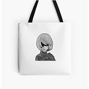 Nier Automata 2B All Over Print Tote Bag