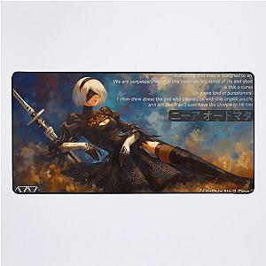NieR Automata 2B YoRHa Deskmat Futuristic Gaming Art Mat