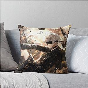 Near Automata Throw Pillow