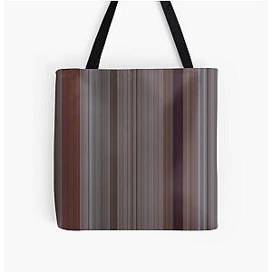 Movie barcode: Office Space 1999 Simplified Colors All Over Print Tote Bag