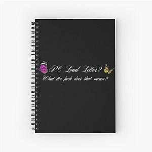 PC Load Letter Office Spiral Notebook