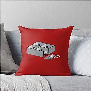 Minimalist Office Space Throw Pillow