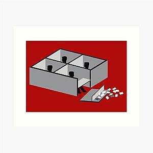 Minimalist Office Space Art Print